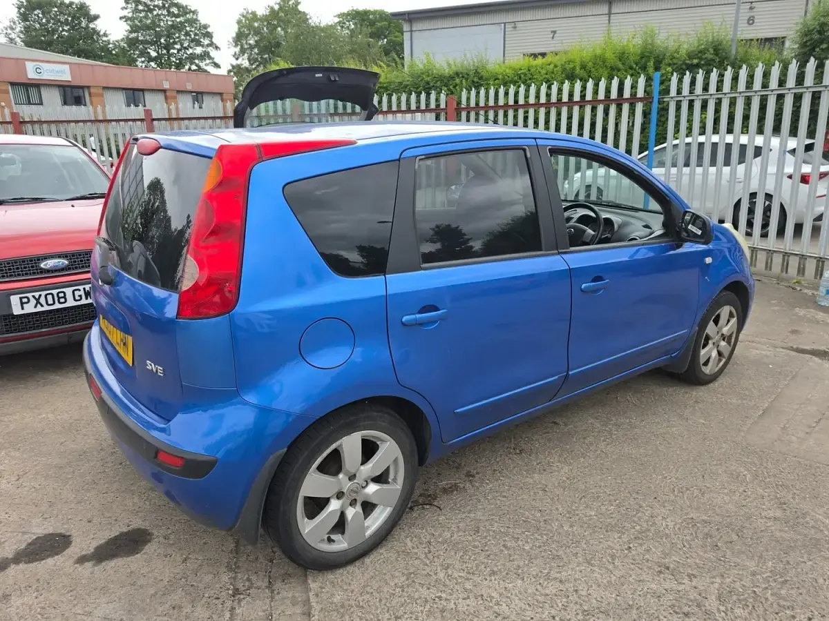 Used Nissan Note 110 HP (80 kW) 2007 Blue Hatchback
