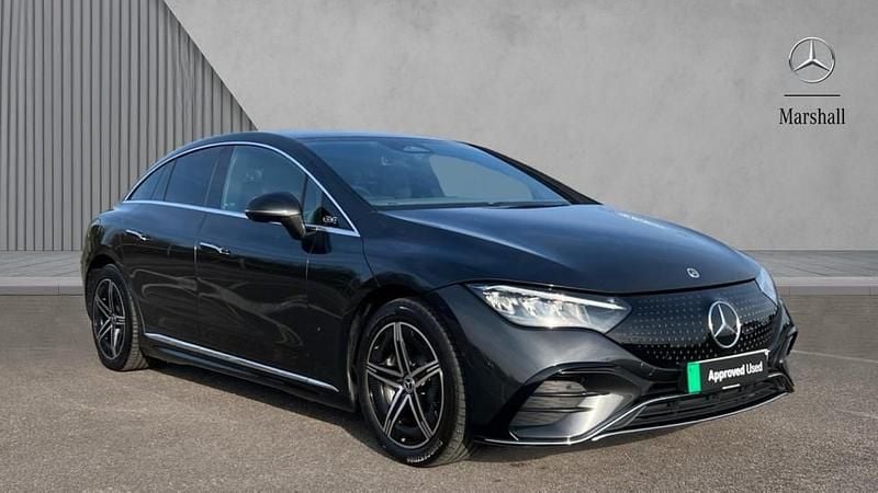 Used Mercedes EQE350 AMG line 214 kW (292 HP) 2024 Metallic paint graphite grey Sedan