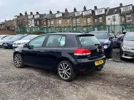 Used VW Golf VI S 105 HP (77 kW) 2010 Black Hatchback