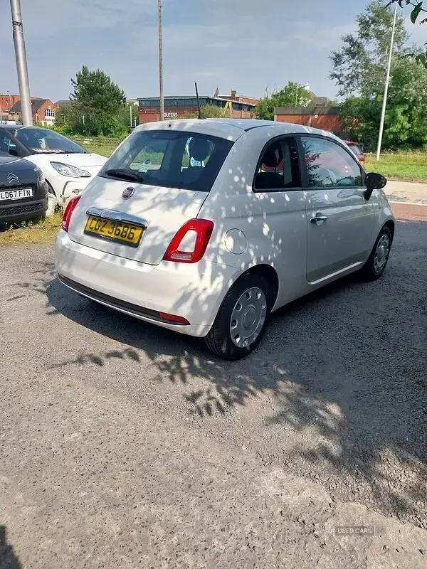 Used Fiat 500 Pop 69 HP (50 kW) 2016 White Hatchback