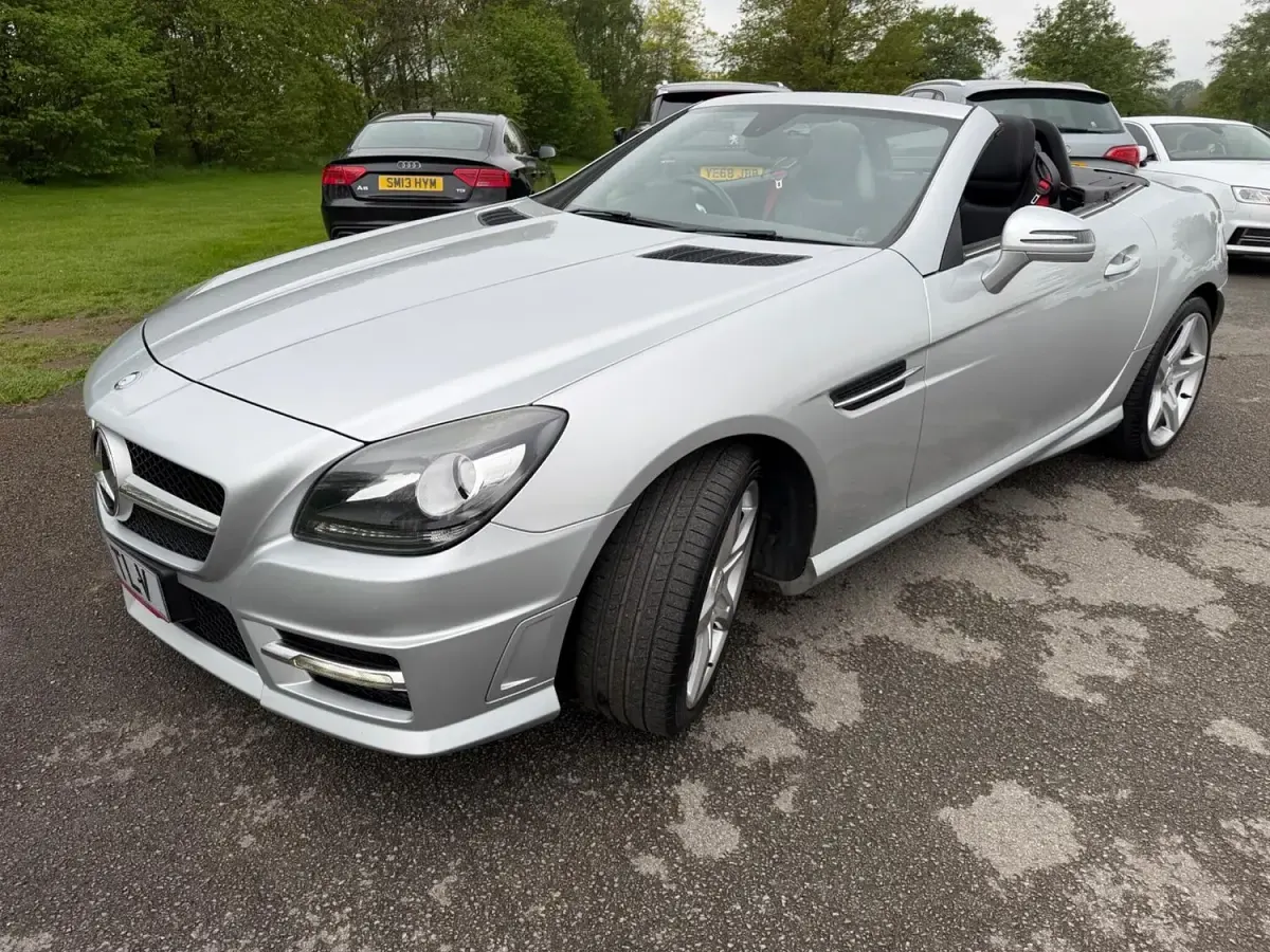 Used Mercedes SLK200 AMG 2012 Silver Cabriolet