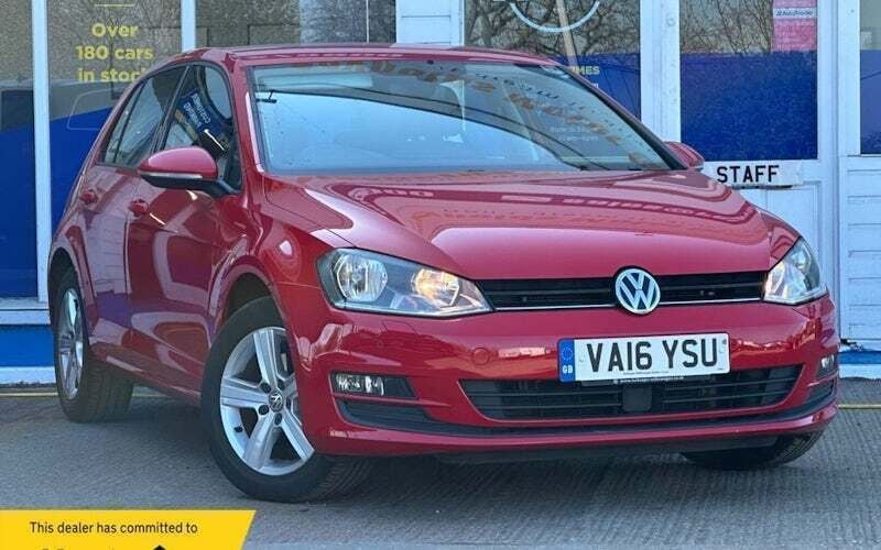 Red Used 2016 VW Golf VII Edition Hatchback | £10,900 (Good price) - Image 1/4