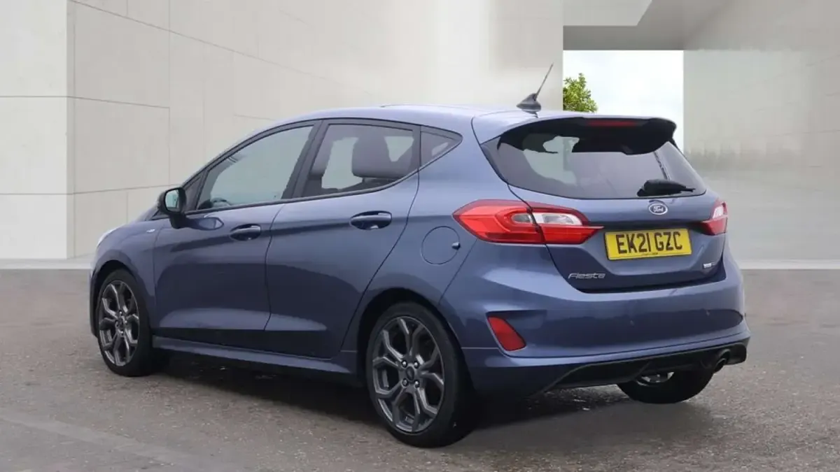 Used Ford Fiesta ST-Line 125 HP (91 kW) 2021 Blue Hatchback