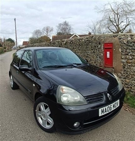 Black Used 2006 Renault Clio II Campus Hatchback | £1,295 (Fair price) - Image 1/1