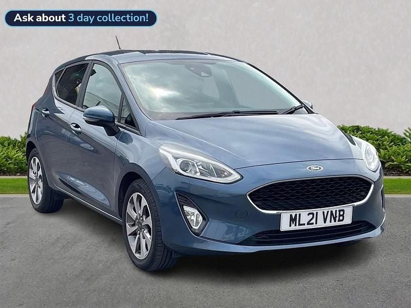 Blue Used 2021 Ford Fiesta Trend Hatchback | £11,250 (Good price) - Image 1/4