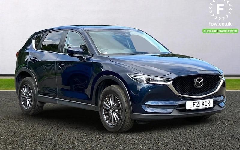 Blue Used 2021 Mazda CX-5 SUV | £18,399 (Good price) - Image 1/4