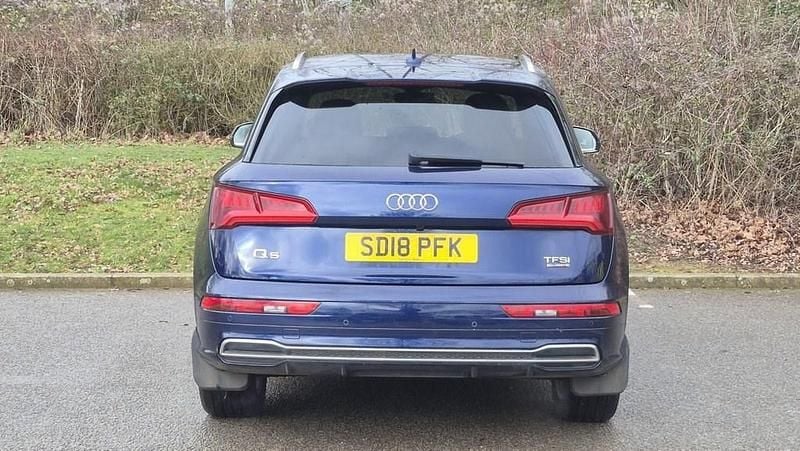 Used Audi Q5 S-Line 252 HP (185 kW) 2018 Blue SUV