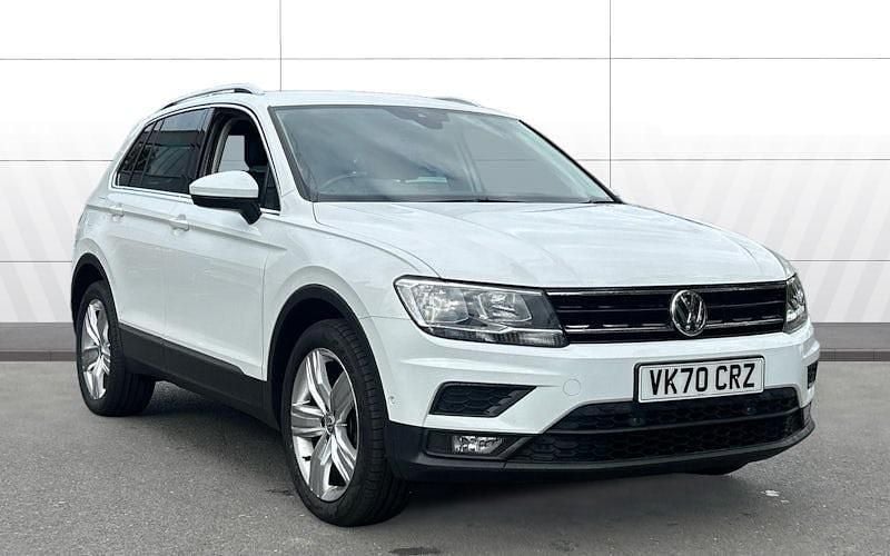 White Used 2020 VW Tiguan Match SUV | £18,662 (Good price) - Image 1/4