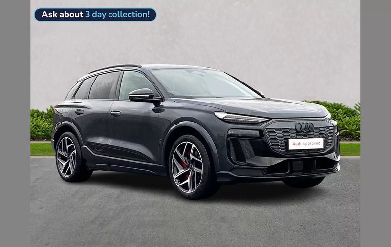 Grey Used 2024 Audi Q6 e-tron Advanced SUV | £62,469 (Super price) - Image 1/4