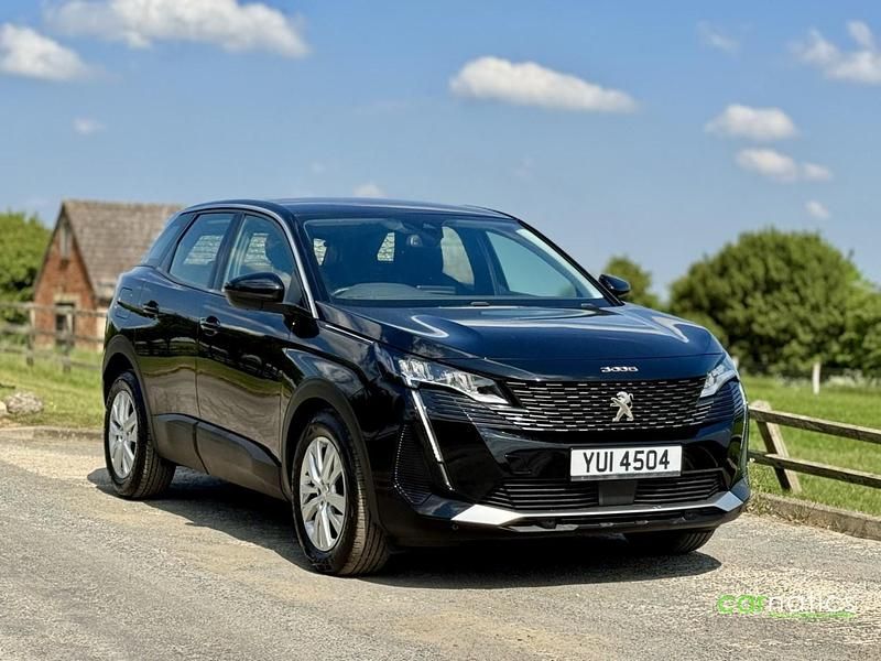 Black Used 2022 Peugeot 3008 Active Premium SUV | £15,495 (Fair price) - Image 1/4