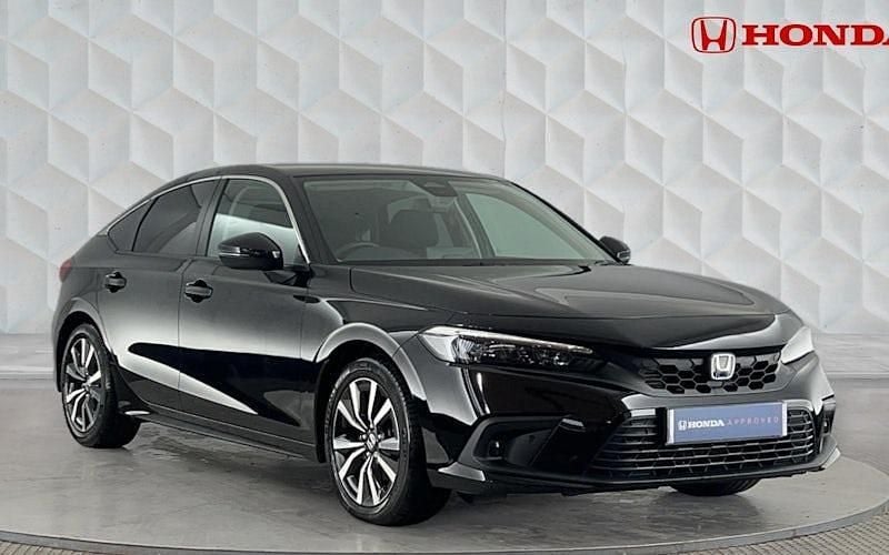 Crystal black Used 2024 Honda Civic Elegance Hatchback | £24,995 (Super price) - Image 1/4