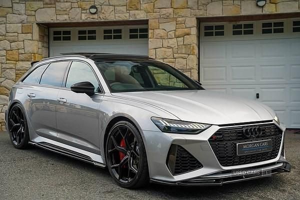 Silver Used 2021 Audi RS6 Design Estate | £69,995 (Good price) - Image 1/4