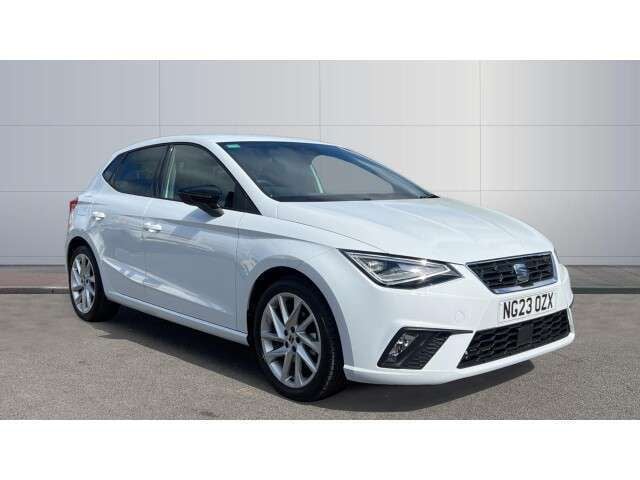 White Used 2023 Seat Ibiza FR Hatchback | £15,392 (Fair price) - Image 1/4