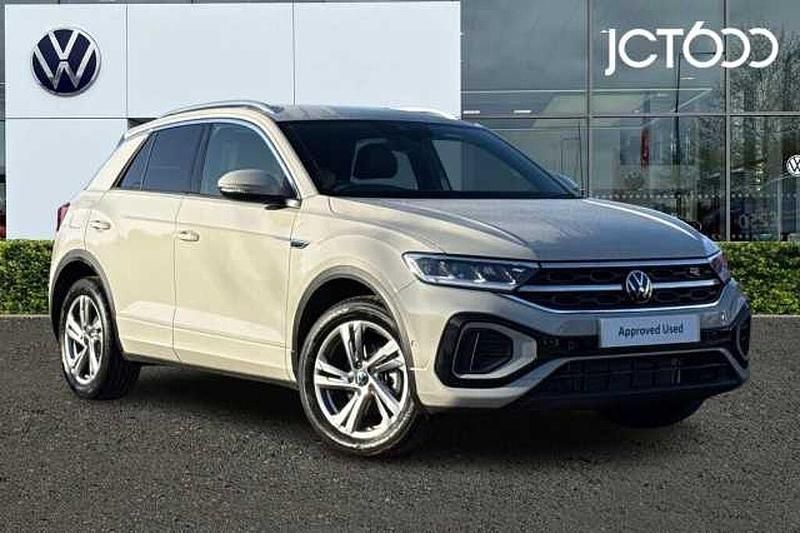 Grey Used 2025 VW T-Roc R-line SUV | £27,677 (Fair price) - Image 1/4