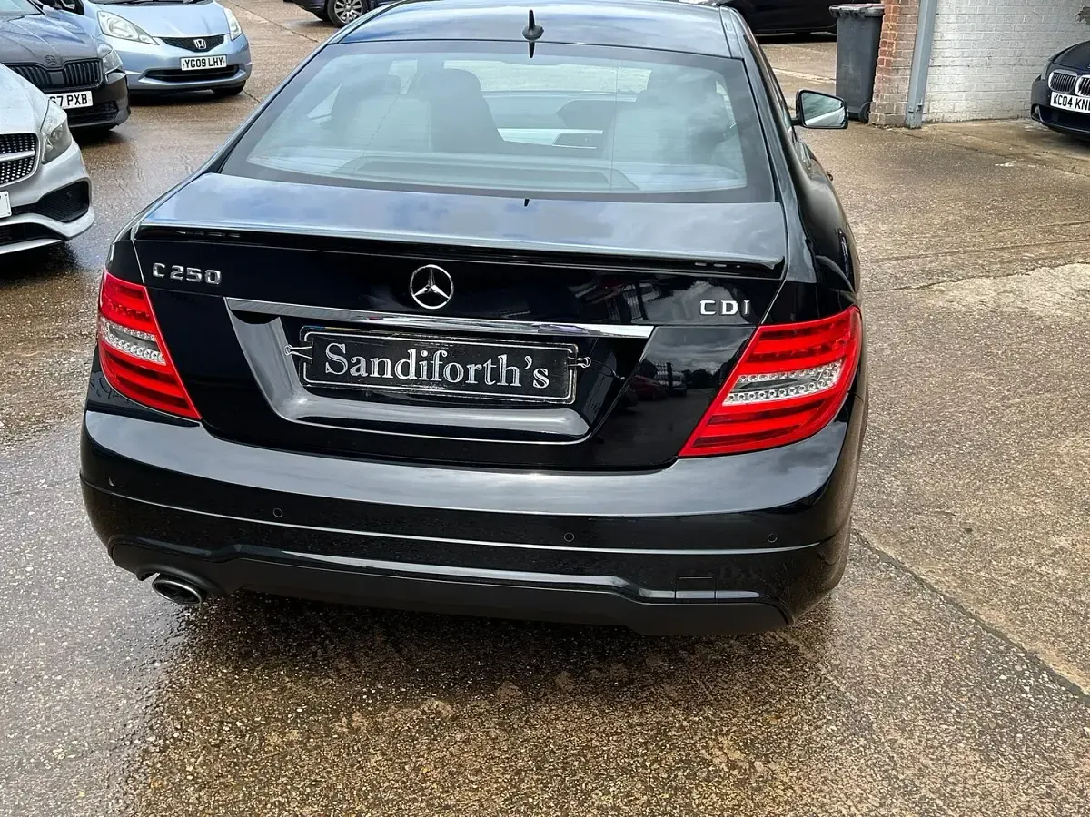 Used Mercedes C250 Sport Edition 204 HP (150 kW) 2014 Black Coupe