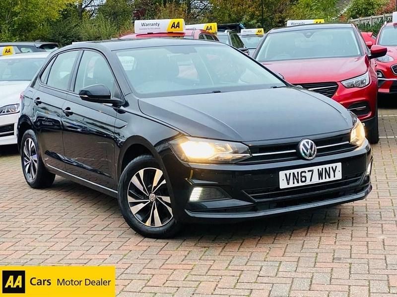 Black Used 2018 VW Polo SE Hatchback | £7,700 (Fair price) - Image 1/4