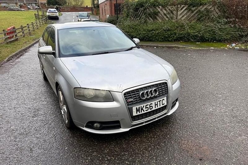 Used Audi A3 S-Line 200 HP (147 kW) 2006 Silver Hatchback