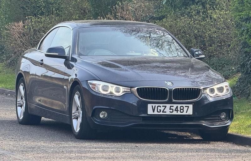 Used BMW 420 2014 Blue Cabriolet