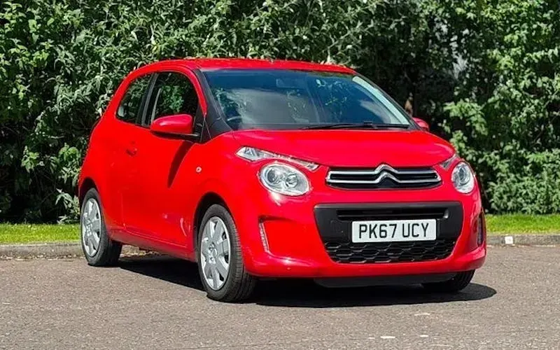 Used Citroën C1 Feel 68 HP (50 kW) 2017 Red Hatchback
