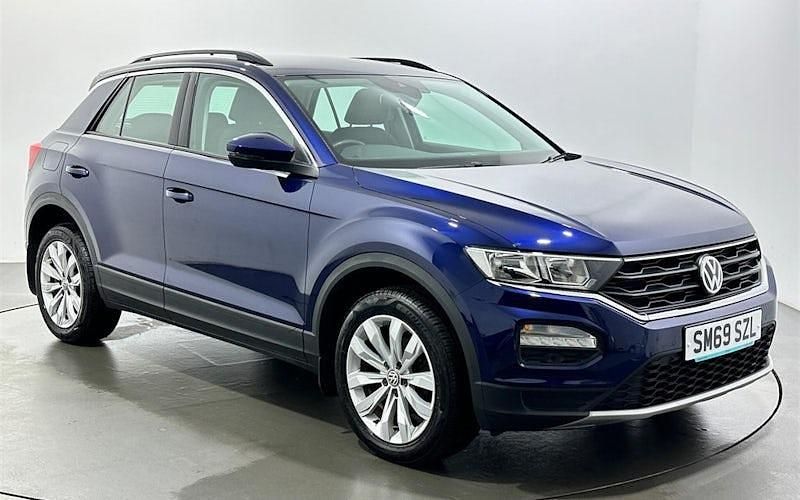 Usado VW T-Roc SE 116 HP (85 kW) 2020 Azul SUV