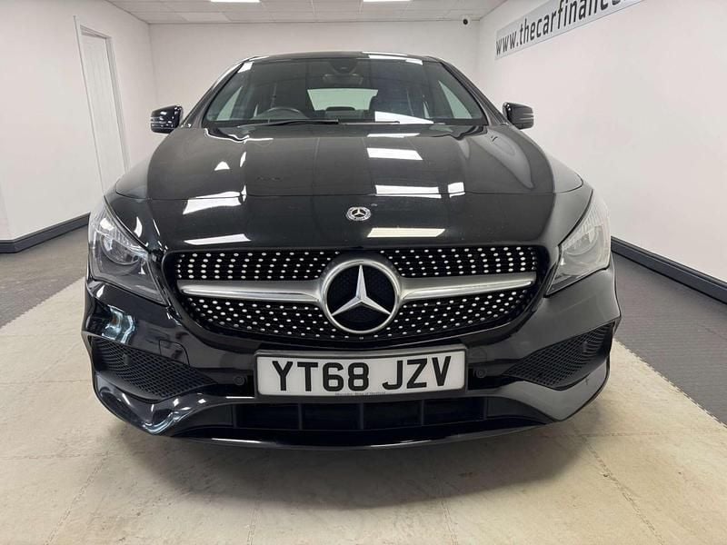 Used Mercedes CLA180 AMG line 122 HP (89 kW) 2018 Black Sedan