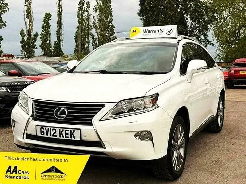 Used Lexus RX450h Luxury Line 2012 White SUV