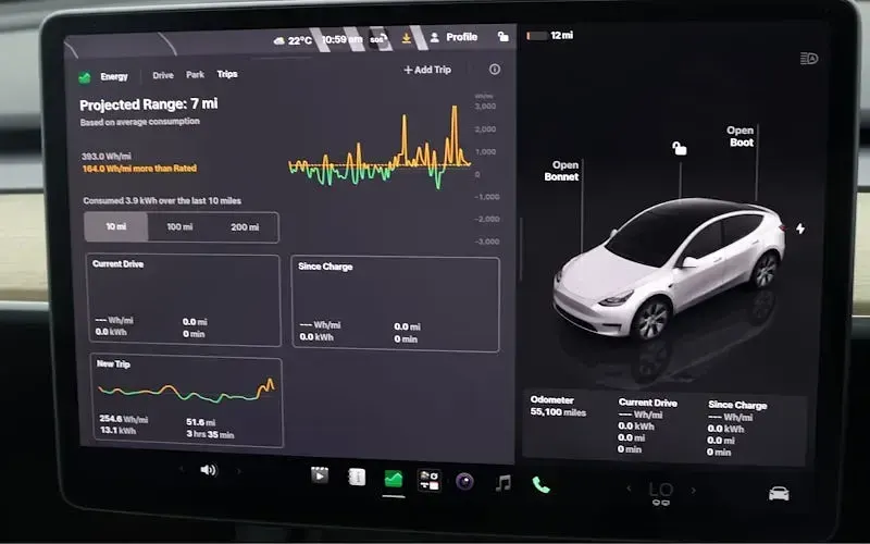Used Tesla Model Y Standard Range 219 kW (299 HP) 2022 White SUV