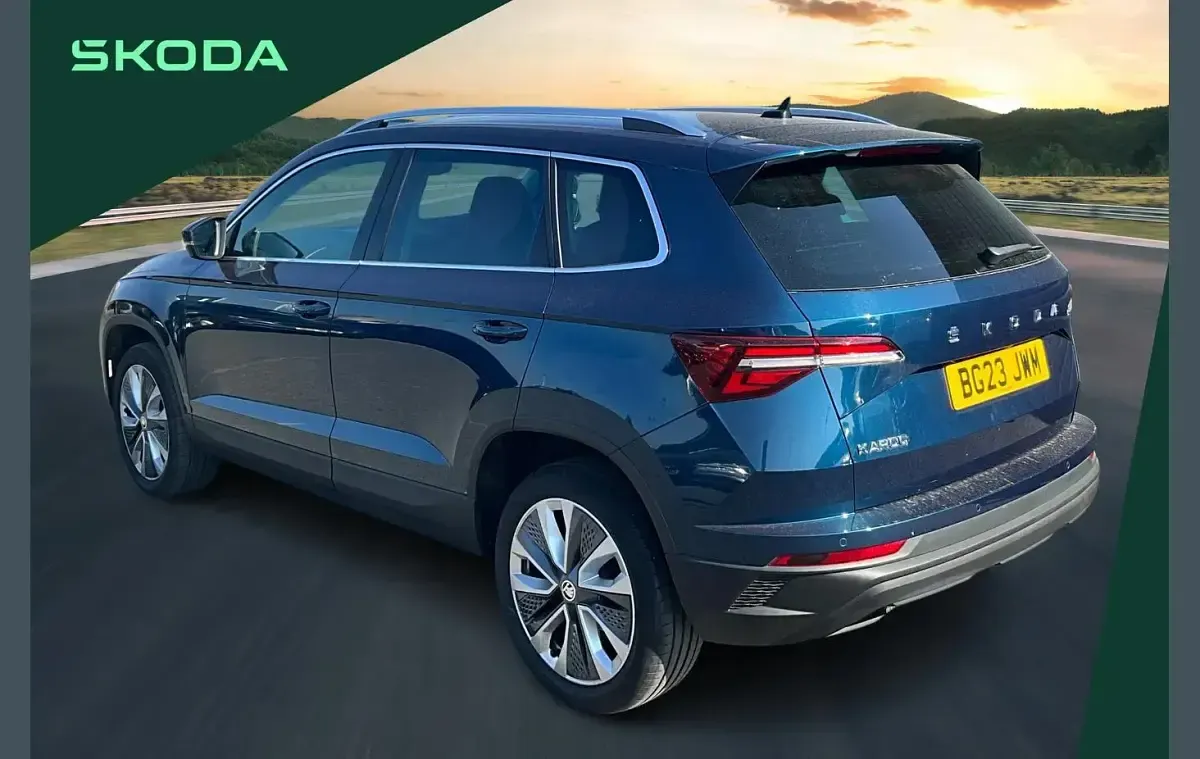 Used Skoda Karoq SE L 150 HP (110 kW) 2023 Blue SUV