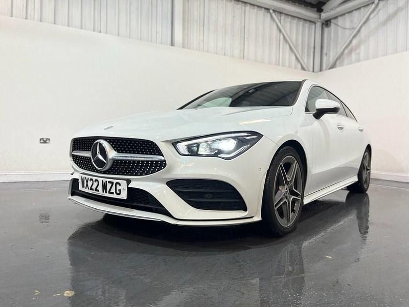 Used Mercedes CLA200 Shooting Brake AMG line 2022 White Estate