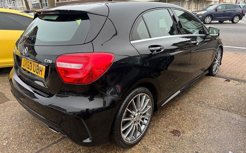 Used Mercedes A200 AMG 136 HP (100 kW) 2013 Black Hatchback