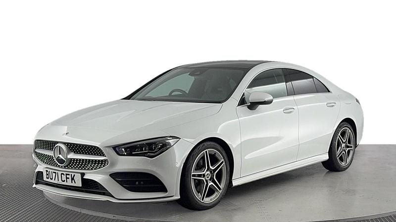 White Used 2021 Mercedes CLA180 AMG Line Premium Plus Sedan | £24,955 (Fair price) - Image 1/4