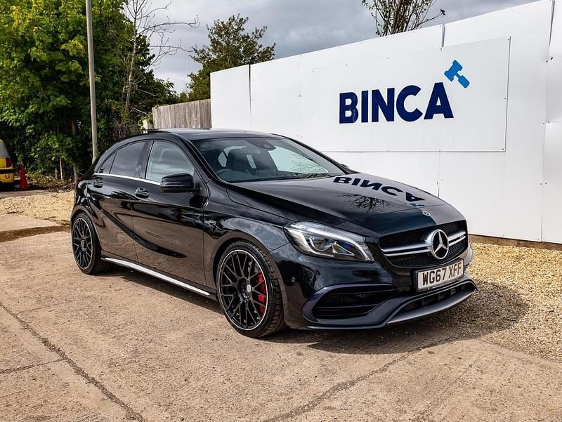 Black Used 2017 Mercedes A45 AMG Premium Hatchback | £18,200 (Good price) - Image 1/4