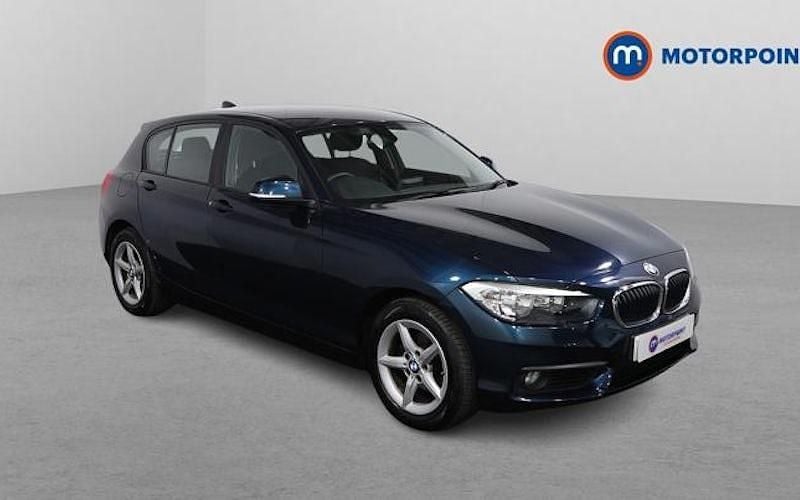 Used BMW 118 Comfort Edition 136 HP (100 kW) 2017 Blue Hatchback