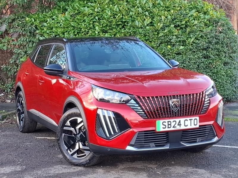 Used Peugeot e-2008 GTi 100 kW (136 HP) 2024 Red SUV