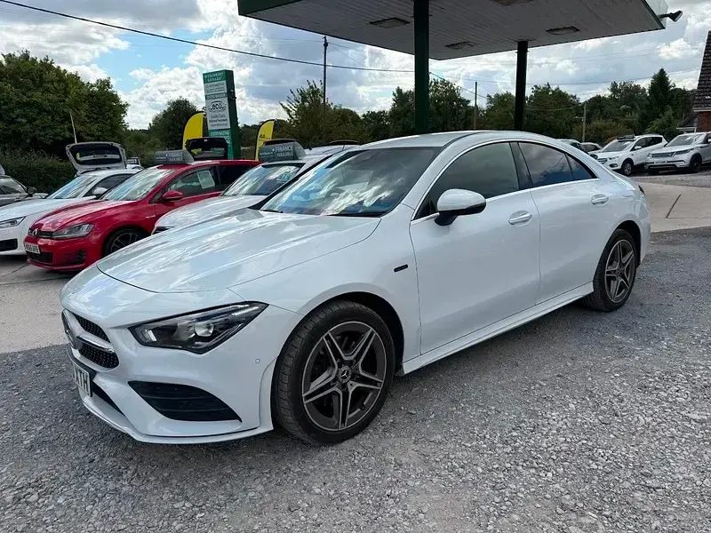 Used Mercedes CLA250e AMG Line Premium 2020 White Coupe