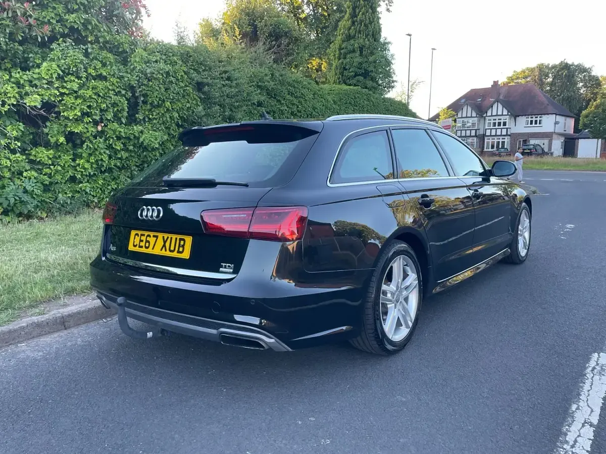 Used Audi A6 S-Line 190 HP (139 kW) 2017 Black Estate