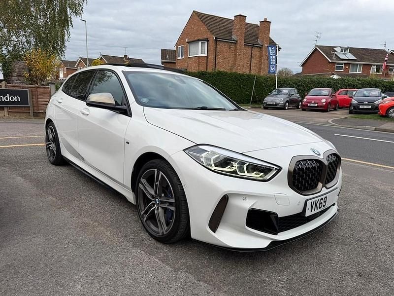 Used BMW M135 Comfort Edition 306 HP (225 kW) 2019 White Hatchback