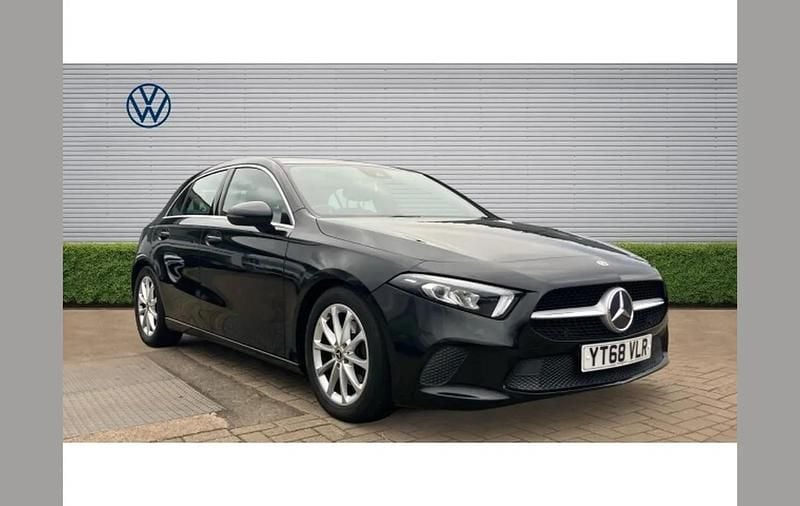 Used Mercedes A200 163 HP (119 kW) 2018 Black Hatchback