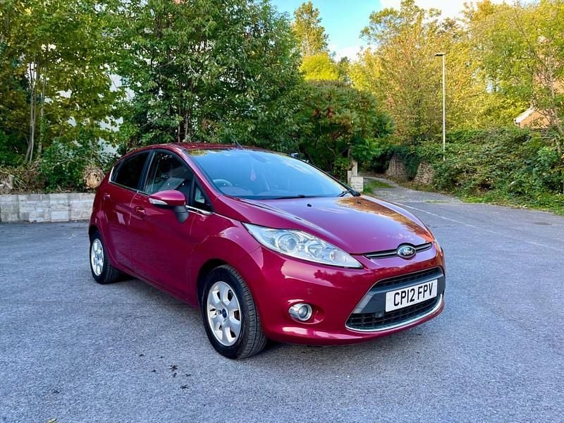 Red Used 2012 Ford Fiesta Titanium Hatchback | £1,890 (Good price) - Image 1/4