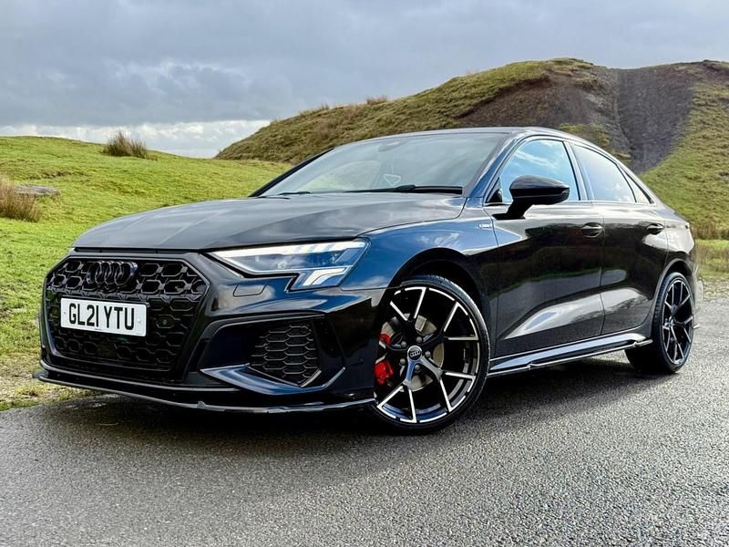 Used Audi A3 S-Line 150 HP (110 kW) 2021 Black Sedan