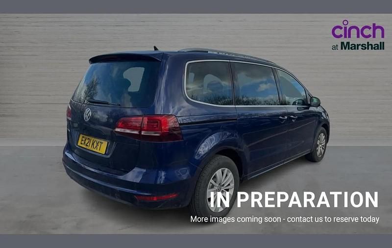 Used VW Sharan SE 147 HP (108 kW) 2021 Blue MPV