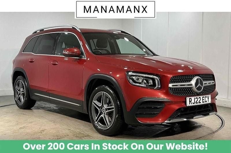 Red Used 2022 Mercedes GLB200 AMG line SUV | £24,890 (Good price) - Image 1/3