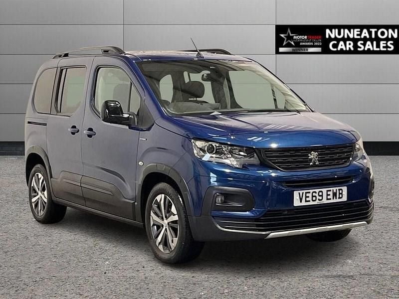 Blue Used 2019 Peugeot Rifter GT-line MPV | £15,950 (Fair price) - Image 1/4