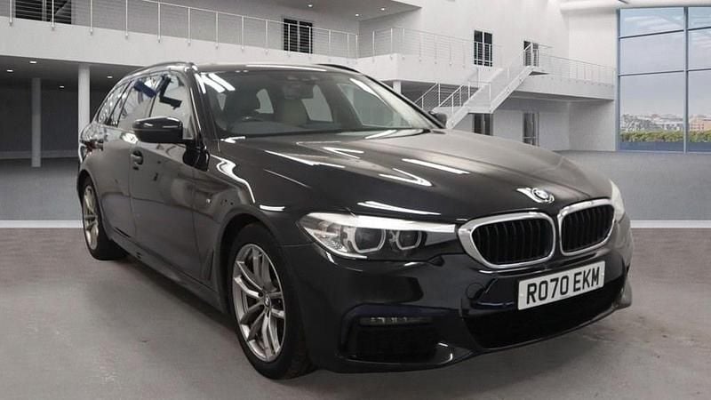 Black Used 2020 BMW 520 M Sport Estate | £21,999 (Good price) - Image 1/4