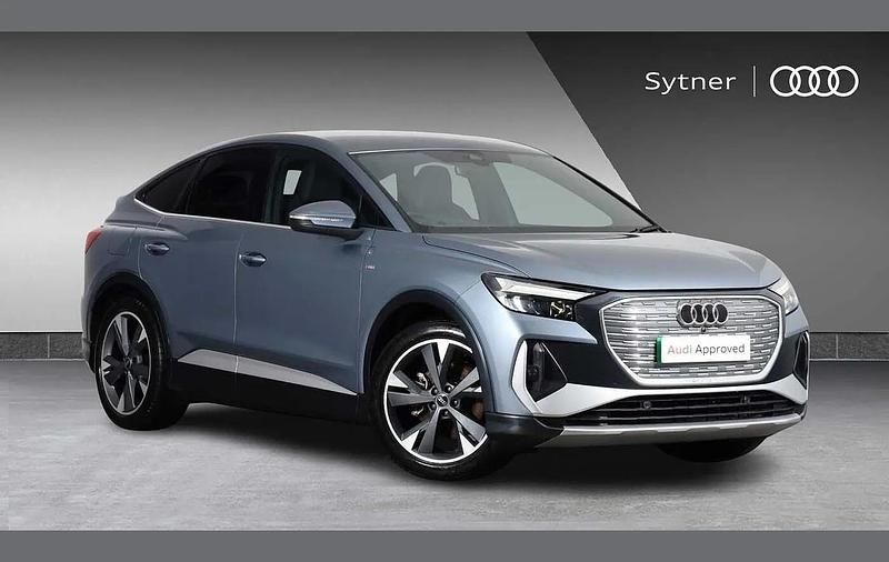 Blue Used 2021 Audi Q4 Sportback e-tron S-Line SUV | £26,500 (Fair price) - Image 1/4