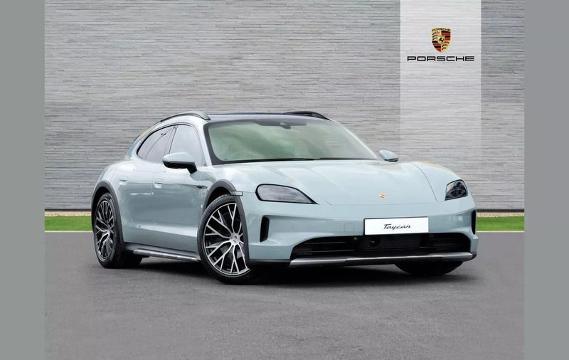 Green Used 2024 Porsche Taycan Cross Turismo Sedan | £82,990 - Image 1/4