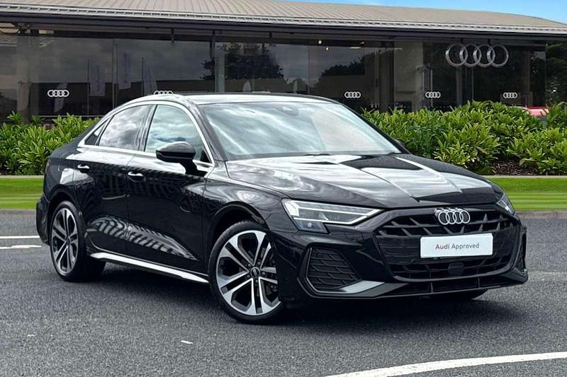 Black Used 2024 Audi A3 S-Line Sedan | £26,795 (Fair price) - Image 1/4