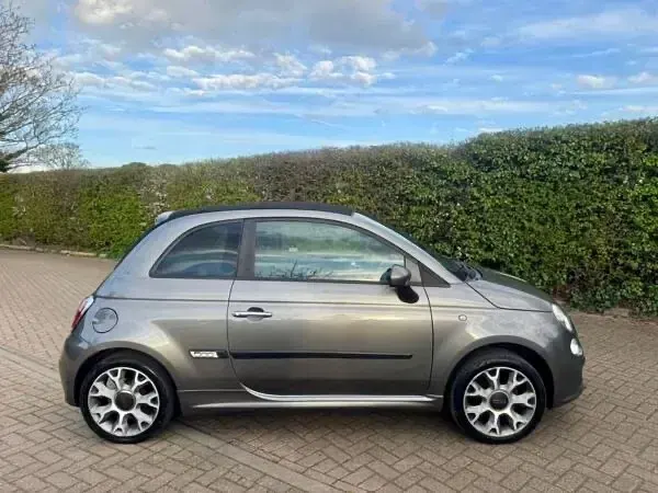 Used Fiat 500 S 69 HP (50 kW) 2014 Grey Cabriolet