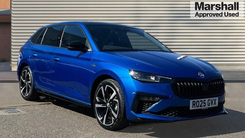 Race blue Used 2025 Skoda Scala Monte Carlo Hatchback | £24,010 (Expensive) - Image 1/4
