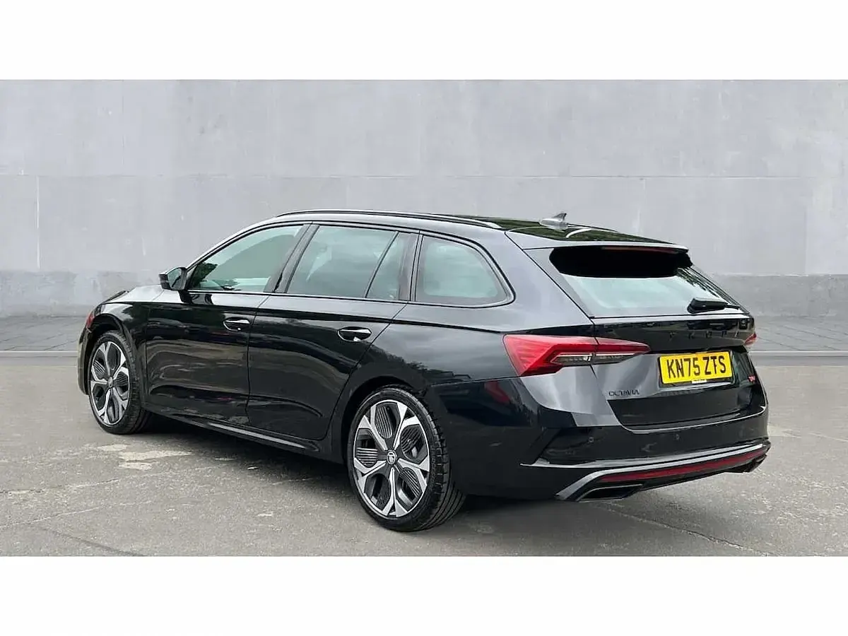 Used Skoda Octavia vRS 265 HP (194 kW) 2025 Black magic pearl effect Estate
